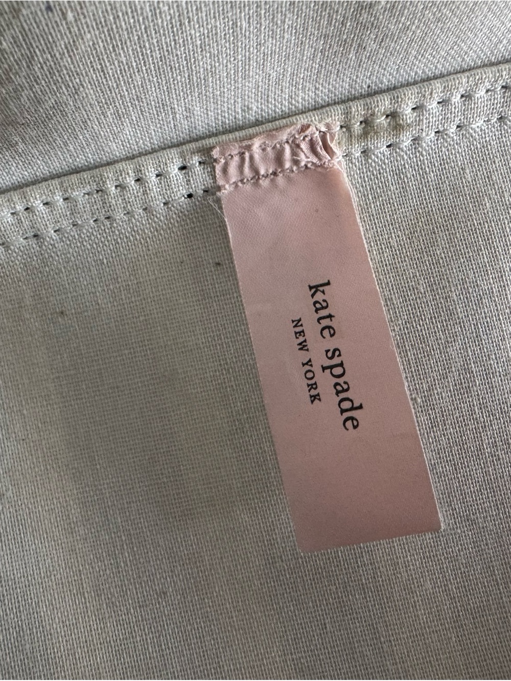 kate spade Black and White Striped Leather Tote - Picture 3 of 16